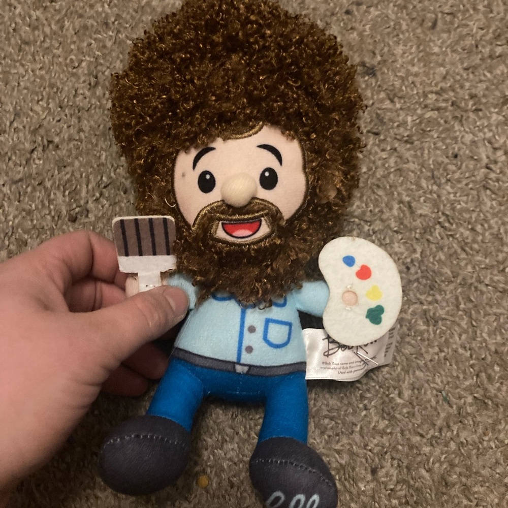Mini plush Bob Ross